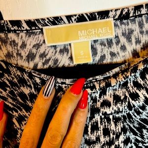 Michael Kors Animal Pint knee length dress